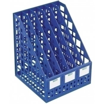 Лоток сборный вертикальный 6 отделений синий арт.ЛТ814