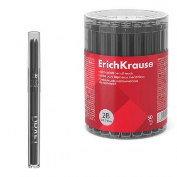 Стержни для цанговых каранд. 2,0 мм ErichKrause DRAFT набор 5 грифелей (HB) арт.29303