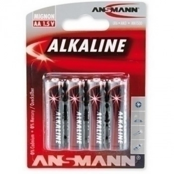 Батарейка Alkaline-red-1.5V-AA-BL4  блистер по 4шт. (LR06) арт.5015563