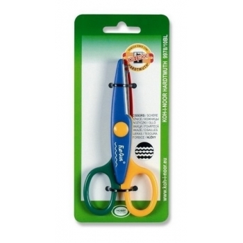 Ножницы декоративные для творчества SMALL WAVE  KOH-I-NOOR арт.9978001010BL