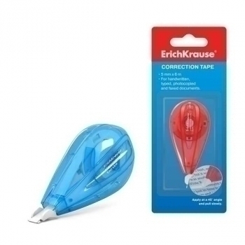 Штрих-корректор в ленте ErichKrause 5мм*6м Extra, в блистере арт.34639