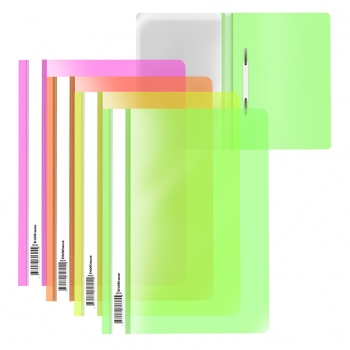 Папка-скоросшиватель A4 ErichKrause Fizzy Neon, ассорти арт.50030