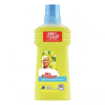 Моющая жидкость для полов и стен MR. PROPER 500мл Лимон арт.600326