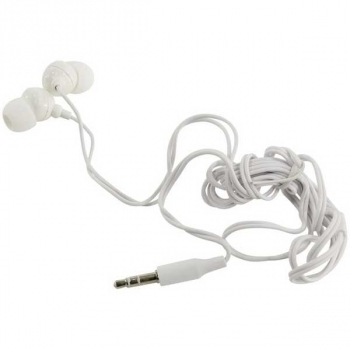 Наушники стерео внутриканальные SmartBuy COLOR TREND, провод 1.2м, белые (силик.мембрана) арт.SBE-1200