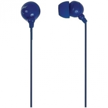 Наушники стерео внутриканальные SmartBuy COLOR TREND, провод 1.2м, синие (силик.мембрана) арт.SBE-3400