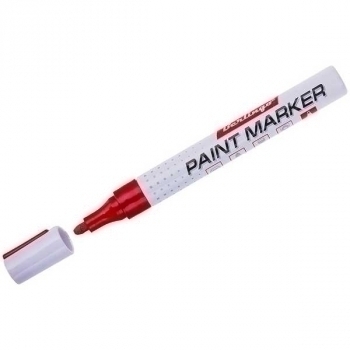 Маркер-краска Berlingo красный, 2-4 мм, нитро-основа, арт. BMk_02103