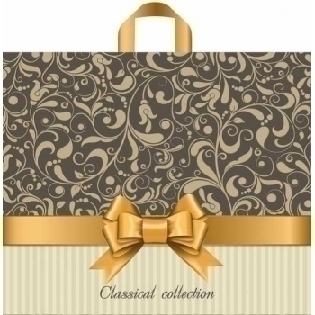 Мешок 34х40см ПВД 70мкм с петлевой ручкой, Бежевый узор арт.н00128915