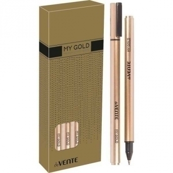 Ручка шариковая deVENTE My Gold, 0.7мм, золотистый корпус, масляные чернила, синяя арт. 5073733