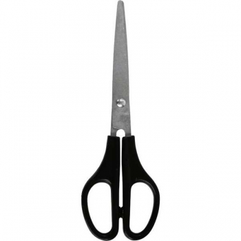 Ножницы Attomex 20 см пластиковые кольца, в пакете, арт. 4091303