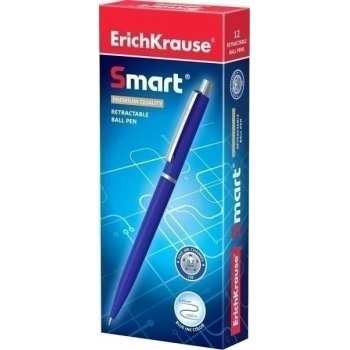 Ручка шариковая автоматическая ErichKrause Smart Matic Classic, 0.7мм, синяя арт.44967