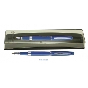 Ручка REGAL 284 перьевая (серия Hyde) в футляре, синий корпус арт.PB10-284-222F