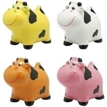 Копилка декоративная 14*9*13см Корова большая, керамическая, ассорти арт.16700