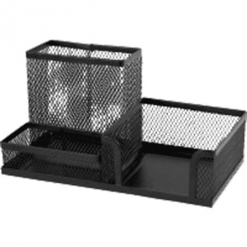 Подставка для канцелярских принадлежностей deVENTE 20х10х10см, стальной мэш, черная арт. 4104720