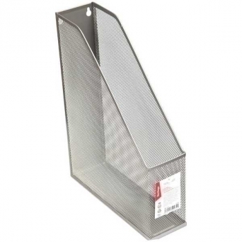 Лоток для бумаг Berlingo SteelStyle вертикальный, материал стальной мэш, цвет серебро арт.BMs_41091