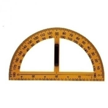 Транспортир deVENTE классный, пластиковый, с ручкой, 180 градусов, арт. 5095800