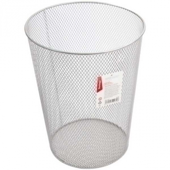 Корзина для бумаг Berlingo SteelStyle материал стальной мэш, 9л, цвет серебро арт.BMs_41811