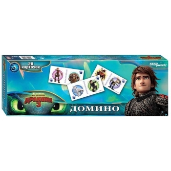Игра Домино Как приручить дракона - 3, 3+ арт.80124