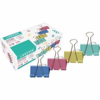 Зажим мет. для бумаг (5,1см) deVENTE Pastel цветной арт. 4131318