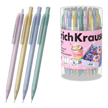 Карандаш механический ErichKrause Tropic Milky 0.5 мм, НВ (в тубусе по 24 шт.) арт.65386