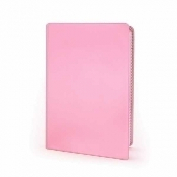 Визитница для дисконтных и визитных карточек 10 карм., обложка ПВХ, розовая арт.2878/10-121