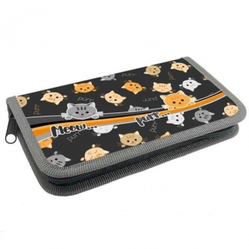 Пенал л/т 1-отдел. средний 190*115 арт.ПКК 03-5 Мяу-мур