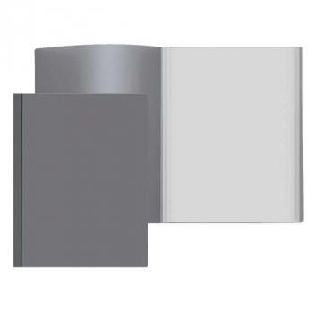 Папка  А4 с 10 вкл. Attomex, 500 мкм, вкладыши 30 мкм, песок, серая  арт. 3100403