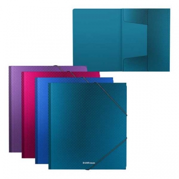 Папка А5+ на резинках ErichKrause Diamond Vivid арт.50381