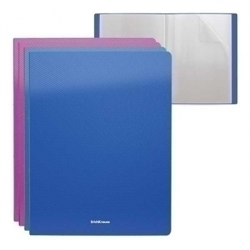 Папка  А4 с 20 вкл. ErichKrause Diagonal Vivid ассорти арт.47006