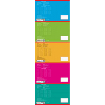 Тетрадь 12л ученическая в клетку Альт КЛАССИКА. BRIGHT, (без надписей), ассорти 5 дизайнов арт.7-12-488/1