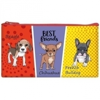 Пенал мягкий 205*108 мм арт.ПМП 01-20 Щенячий комикс