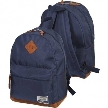 Рюкзак deVENTE подростковый 40x30x14 Deerskin. Navy Blue, текстильный, 1 отделение, 1 карман, синий, арт.7032071