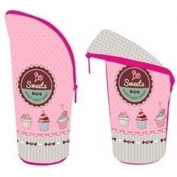 Пенал мягкий Тубус 210*70, уплотненный арт.ПМО 04-20 Sweet cake