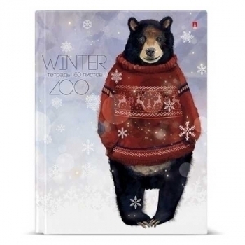 Тетрадь А5 160л на кольцах Альт Зимняя зарисовка, 7БЦ со сменным блоком арт.7-160-081/84