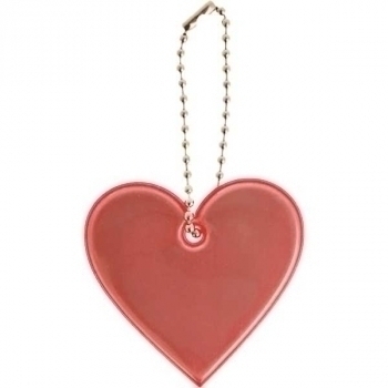 Светоотражающий брелок deVENTE Сердце 75х73 мм, розовый, арт. 9082808