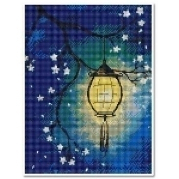 Алмазная мозаика 30*40см Фонарик арт.34VD93