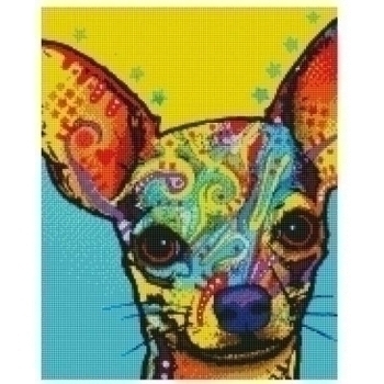 Алмазная мозаика 40*50см Чихуахуа арт.VD283