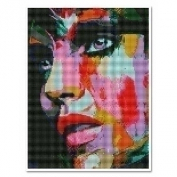 Алмазная мозаика 30*40см Портрет арт.34VD92