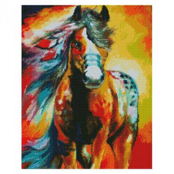 Алмазная мозаика 40*50см Лошадка арт.VD288