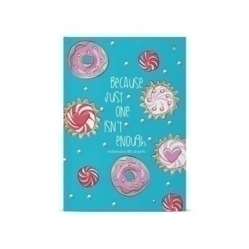 Блокнот А5 80л. престиж Сладкое настроение, клетка, тв. обл., глянц. ламинация арт.3-80-072/22