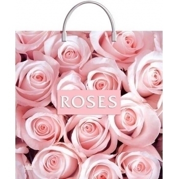Мешок 36х37см ПВД 100мкм с пластиковой ручкой, Миллион роз арт.н00195363
