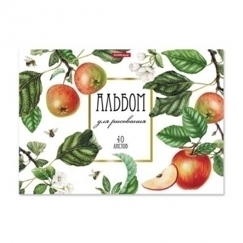 Альбом для рисов. А4 40л. ErichKrause Botanical Garden, клеевое скрепление арт.49849