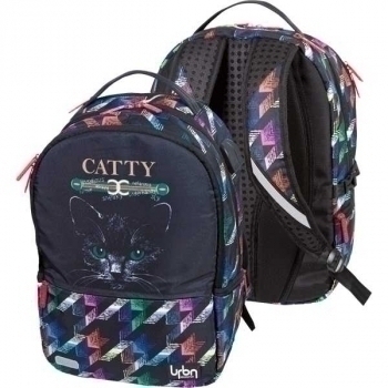 Рюкзак deVENTE подростковый 39х30х17 Red Label. Catty 2 отделения на молнии, 1 передн. карман, арт. 7032133