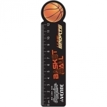 Линейка 15 см deVENTE Champions.Basketball, ПВХ, с рисунком, арт. 5091028