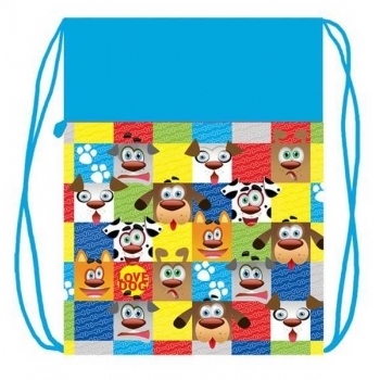 Мешок для обуви 1-отделение арт.МО-20-2 Мордашки