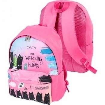 Рюкзак deVENTE подростковый 40x30x14 Watching Human, 1 отдел., 1 перед. карм. на молнии, 2 бок. карм. арт. 7032154