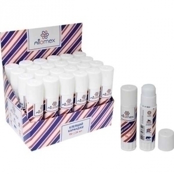 Клей-карандаш Attomex 15 г., PVA основа, в картонном дисплее, арт. 4042031