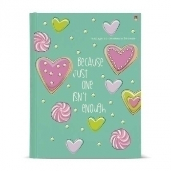 Тетрадь А5 160л на кольцах Альт Сладкое настроение, 7БЦ со сменным блоком арт.7-160-081/91