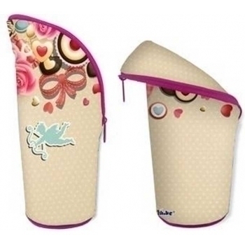 Пенал мягкий Тубус 210*70, уплотненный арт.ПМО 04-20 Сладкие сердечки