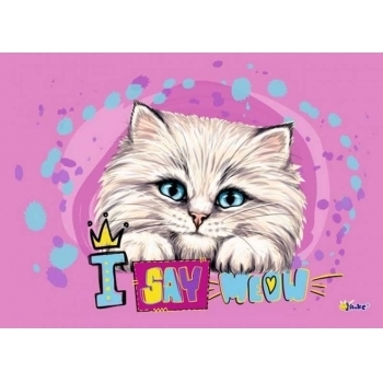 Коврик на стол А4+ 339*244 мм, арт. КН-4 Я сказал мяу