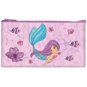 Пенал мягкий арт.ПМП 01-20 Русалочка на сиреневом
